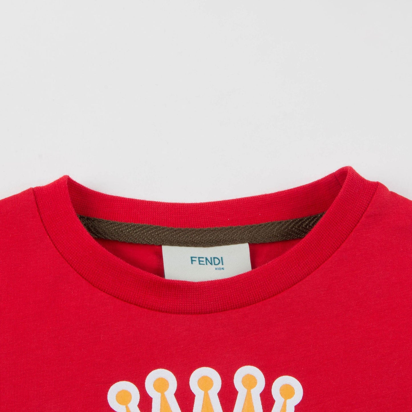 Boys Red Printed Cotton T-shirt