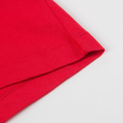 Boys Red Printed Cotton T-shirt