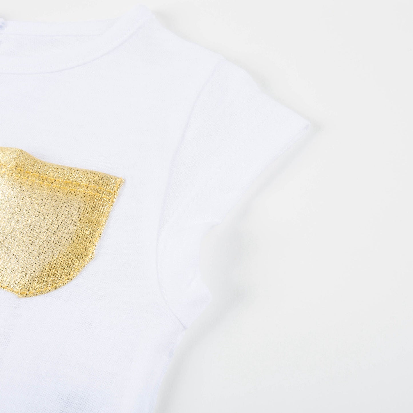 Baby White "Jersey" Cotton T-shirt