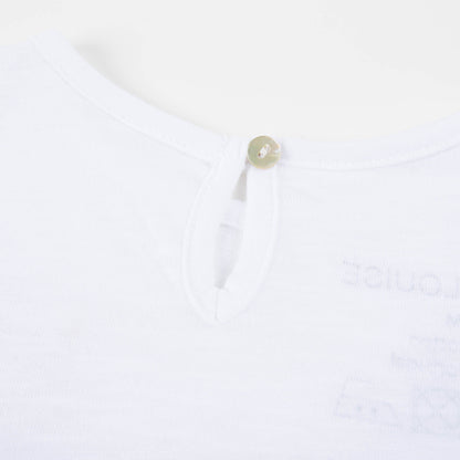 Baby White "Jersey" Cotton T-shirt