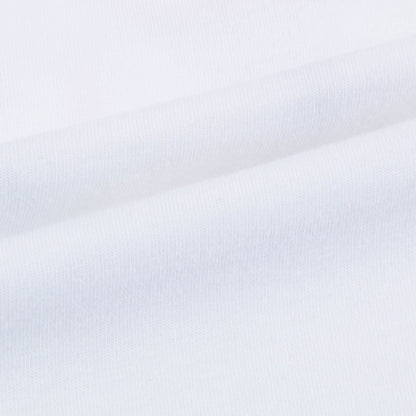 Baby Boys White Printed Cotton Jersey T-shirt
