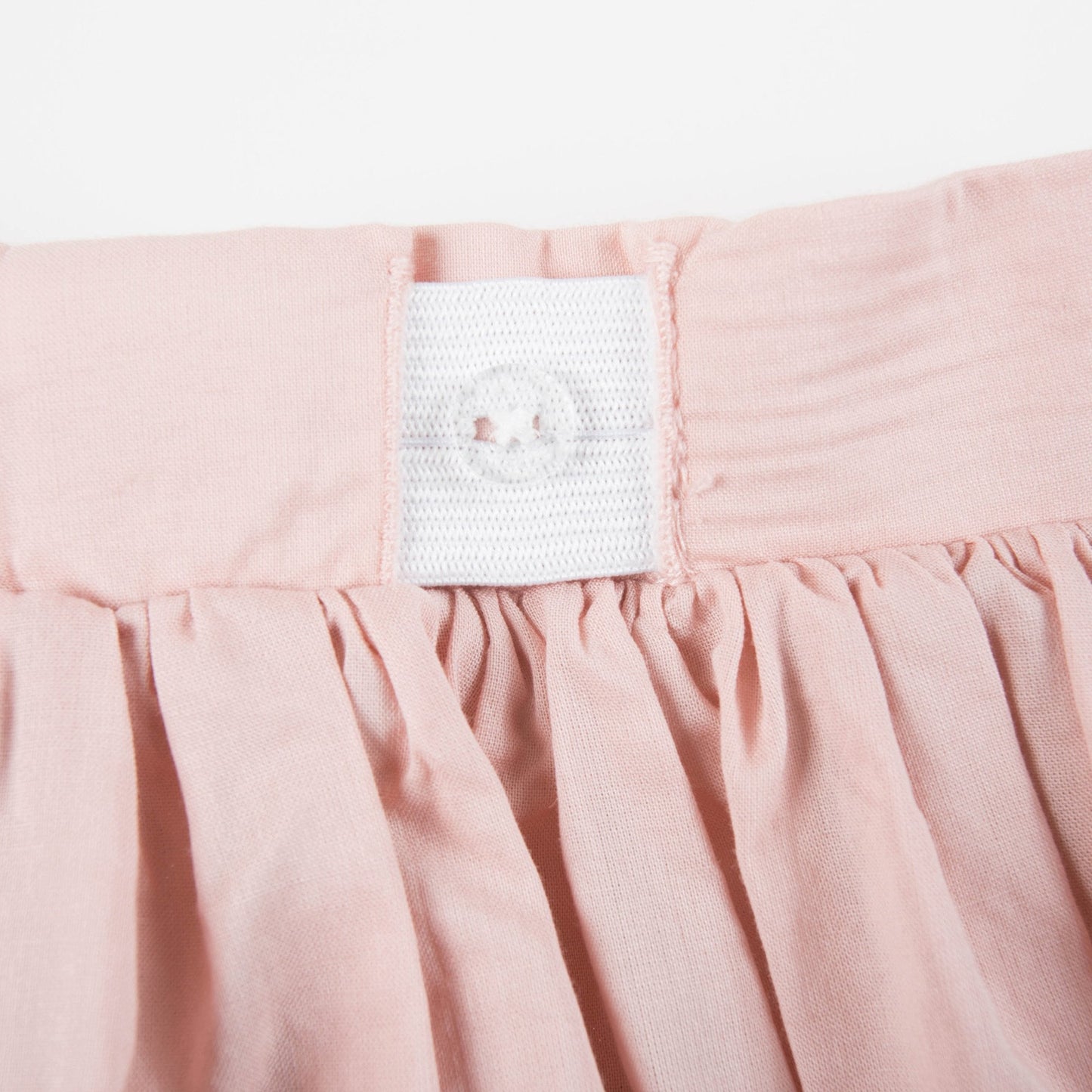 Girls Pink Flower Printed Skirt