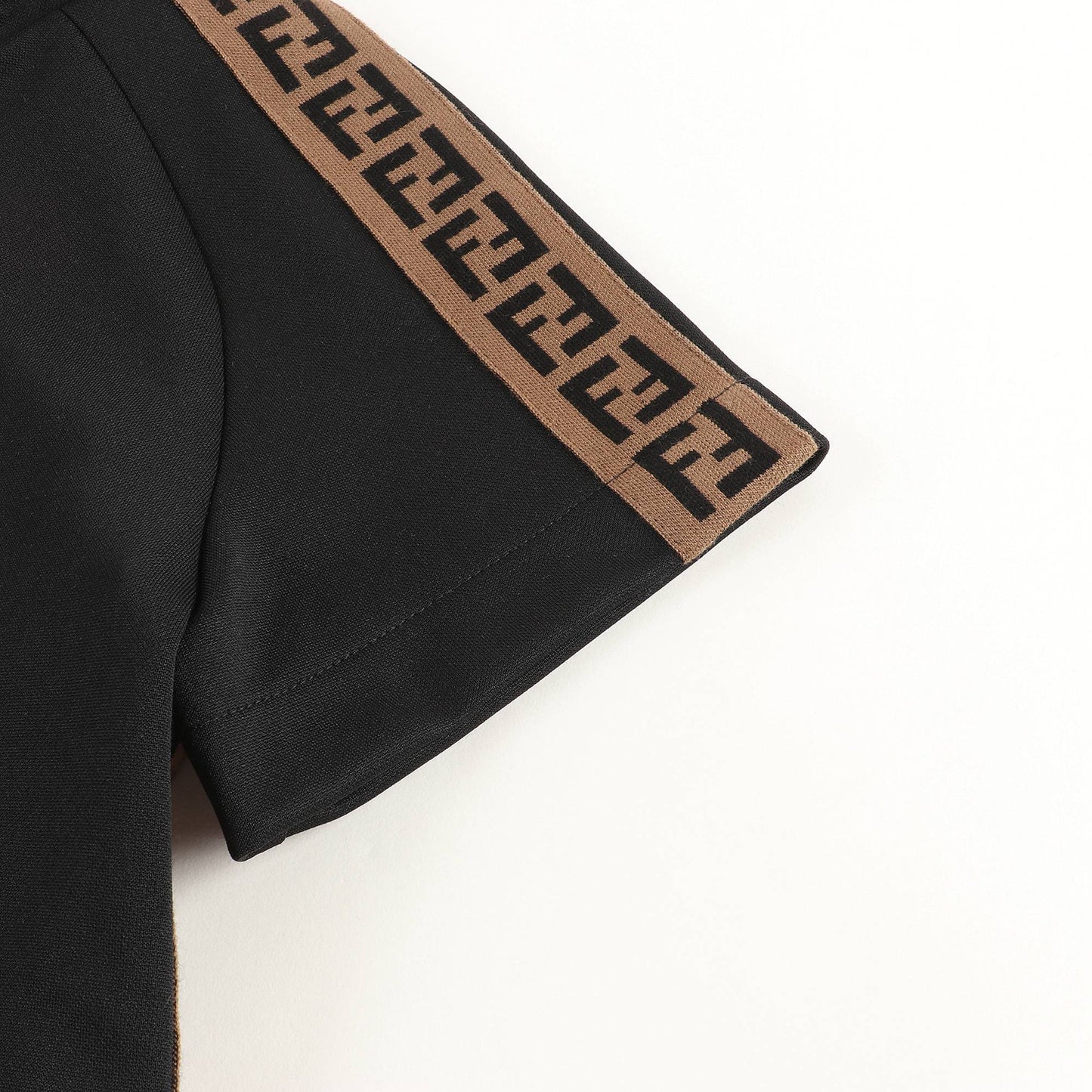 Boys & Girls Black "FF" Logo Jumpsuit