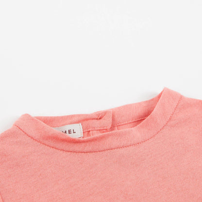 Girls Coral Pink Jersey Top