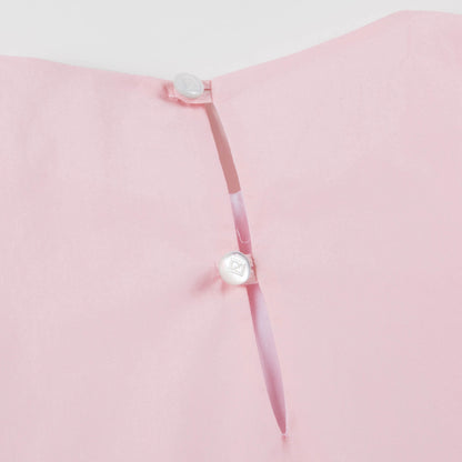 Girls Pink Cotton Dress
