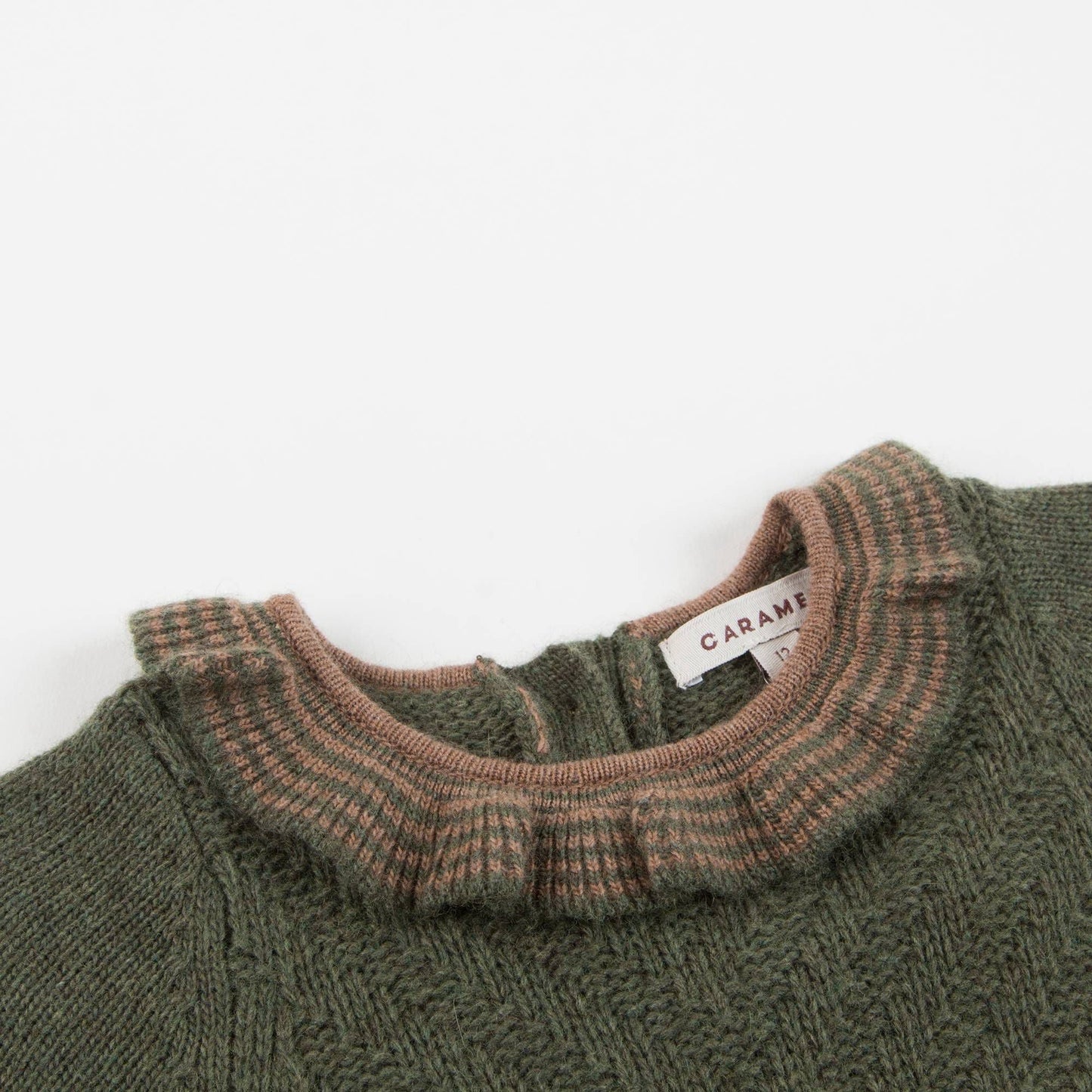 Baby Girls Dark Green Knitted Dress