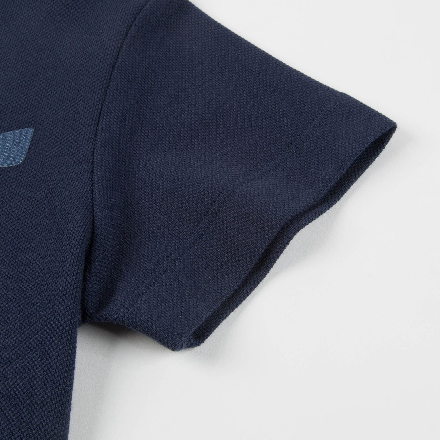 Boys Blue Cotton Polo Shirt
