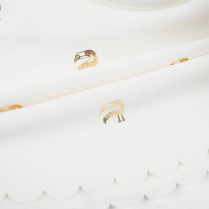 Girls Off White Polyamide Swimwear