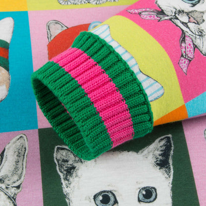 Girls Pets Print Sweatshirt