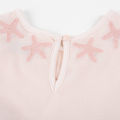 Baby Girls Pink "Maria" Starfish Dress