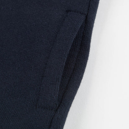 Baby Navy Blue Cotton Zip-up Top