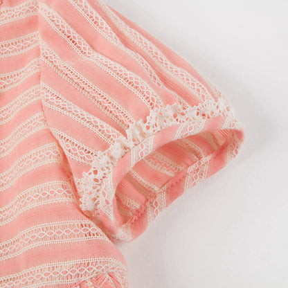 Baby Girls Light Pink Striped Dress
