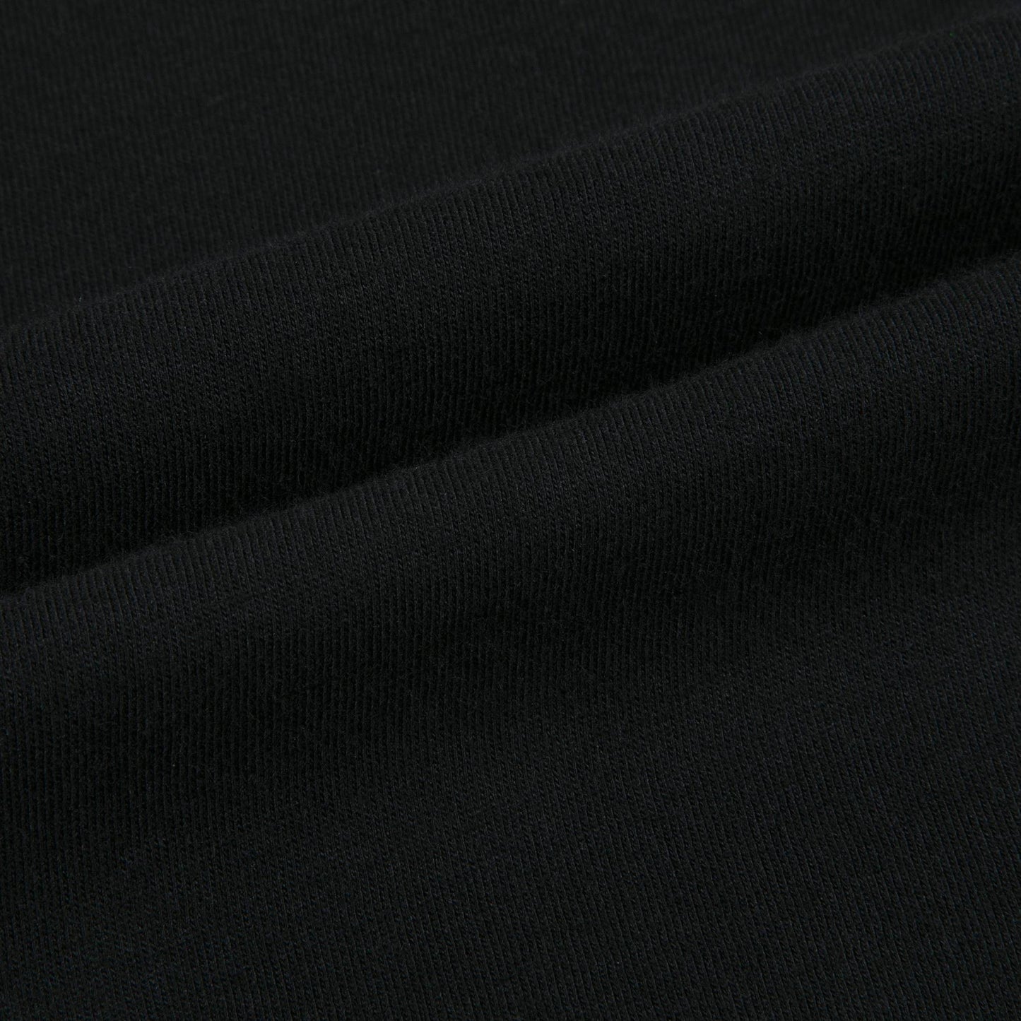 Girls & Boys Black Logo Cotton T-shirt