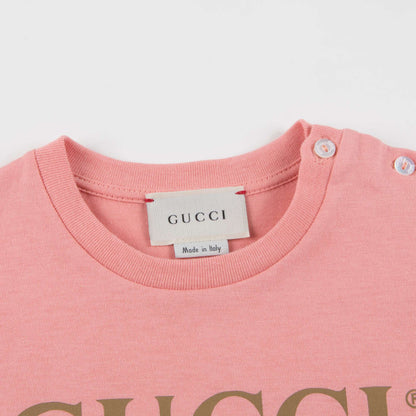 Baby Girls Pink Logo T-shirt