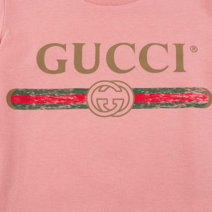 Baby Girls Pink Logo T-shirt