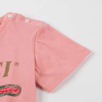 Baby Girls Pink Logo T-shirt