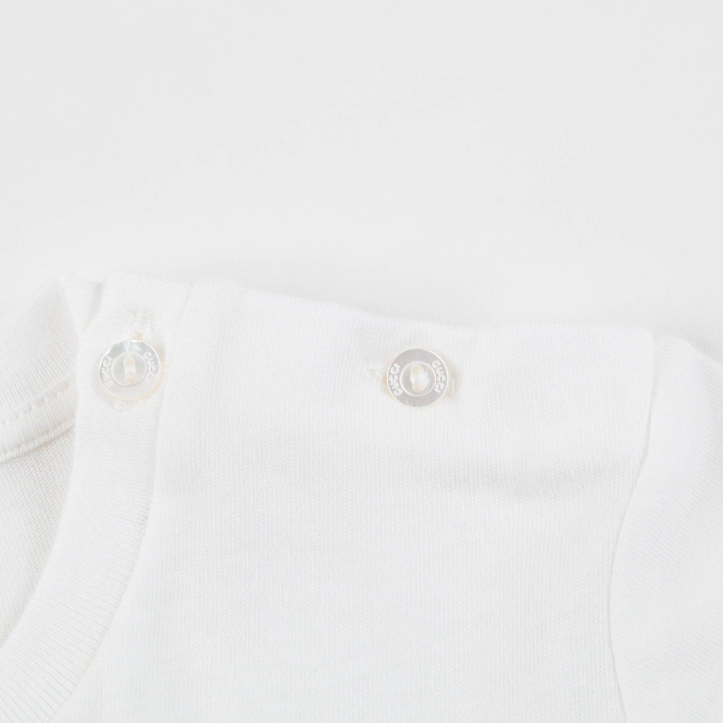 Baby White Logo Cotton T-shirt