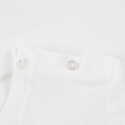 Baby White Logo Cotton T-shirt