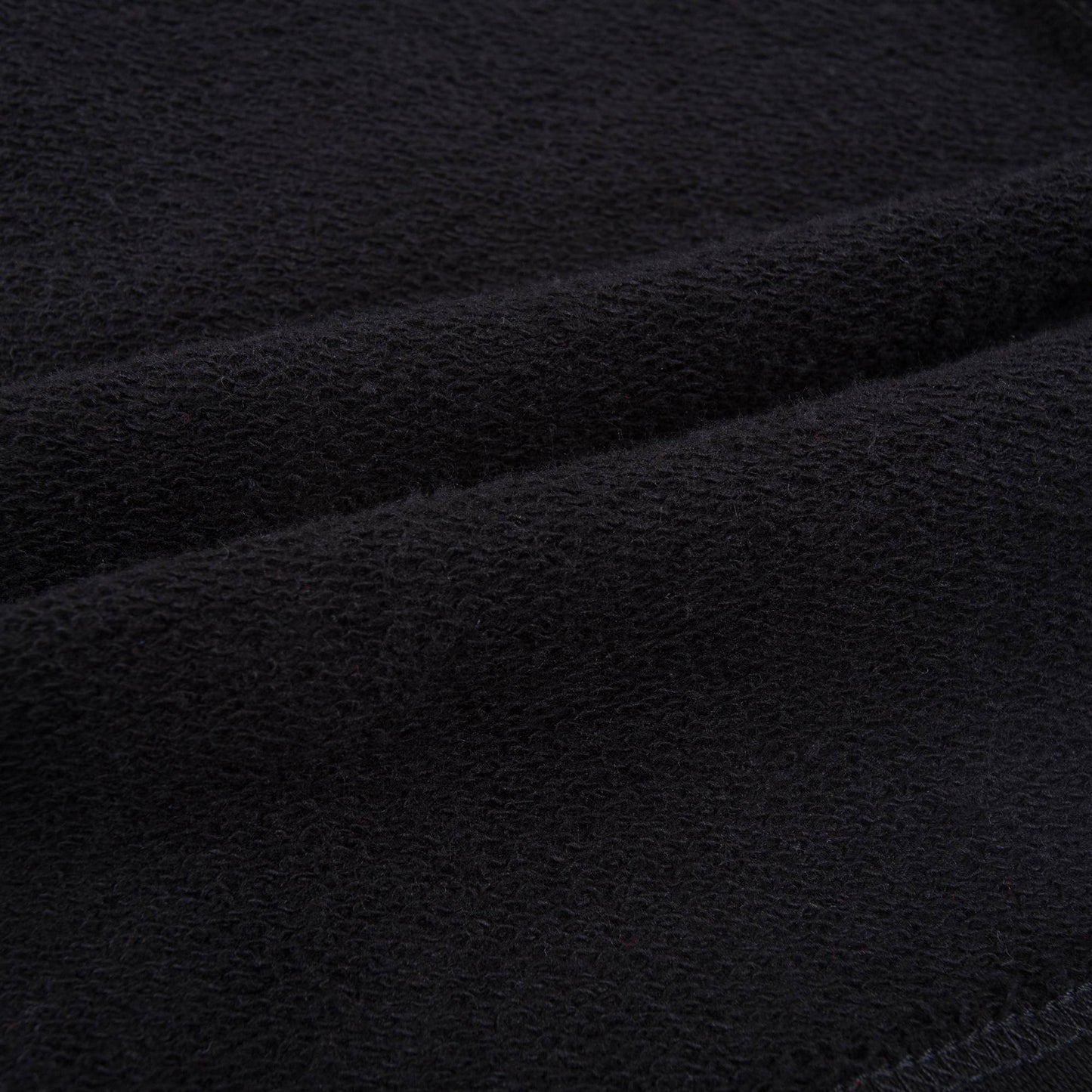 Boys Black Cotton Fleece Shorts