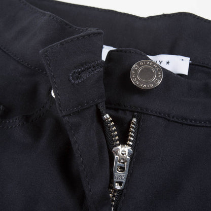 Girls Black Cotton "Star" Jeans