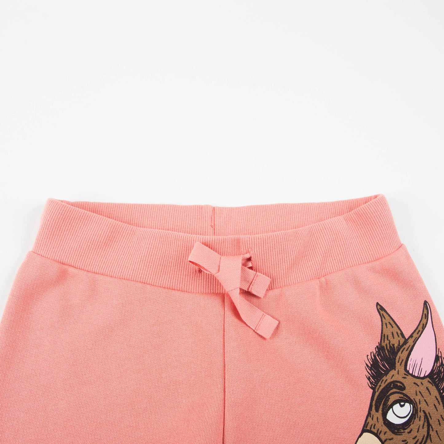 Girls Pink Donkey Organic Cotton Trousers