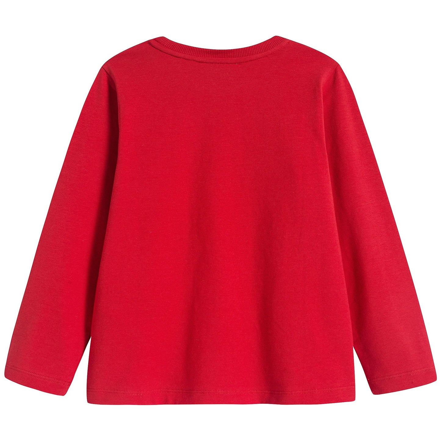 Boys & Girls Red Logo Cotton Top