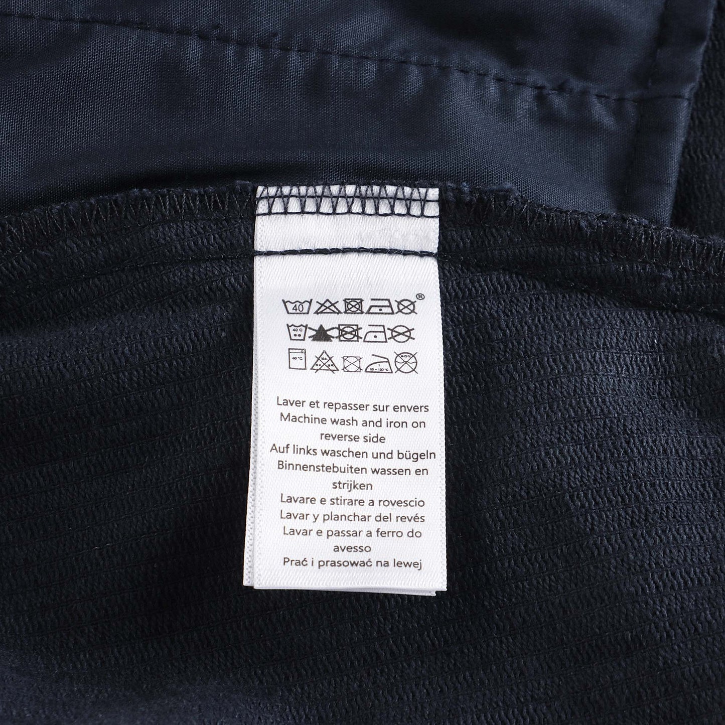 女童深蓝色灯芯绒短裤