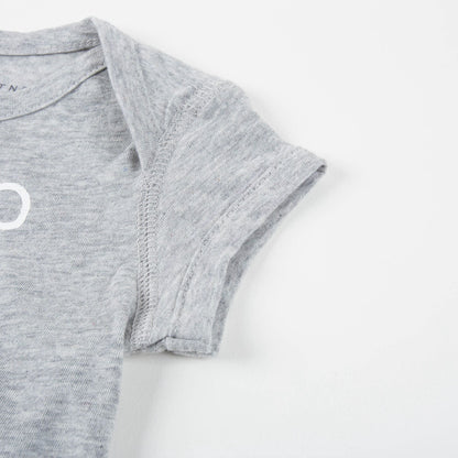 Baby Grey Babysuit Two Piece Set