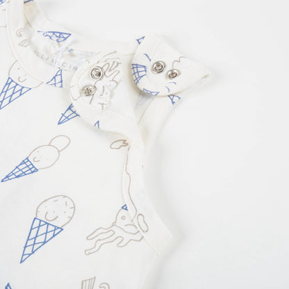 Baby Grey Babysuit Two Piece Set