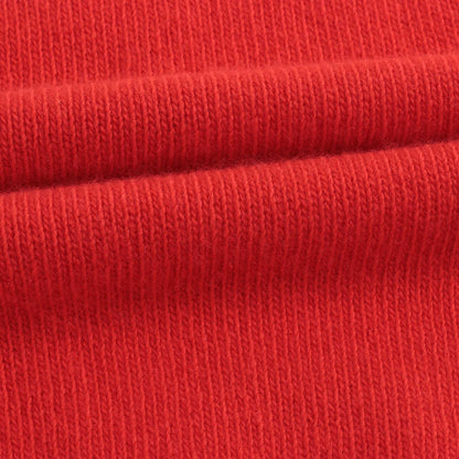 男童红色图案羊毛毛衣