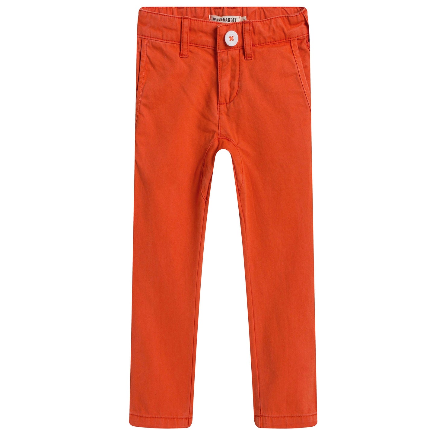Boys Orange Jersey Cotton Trouser