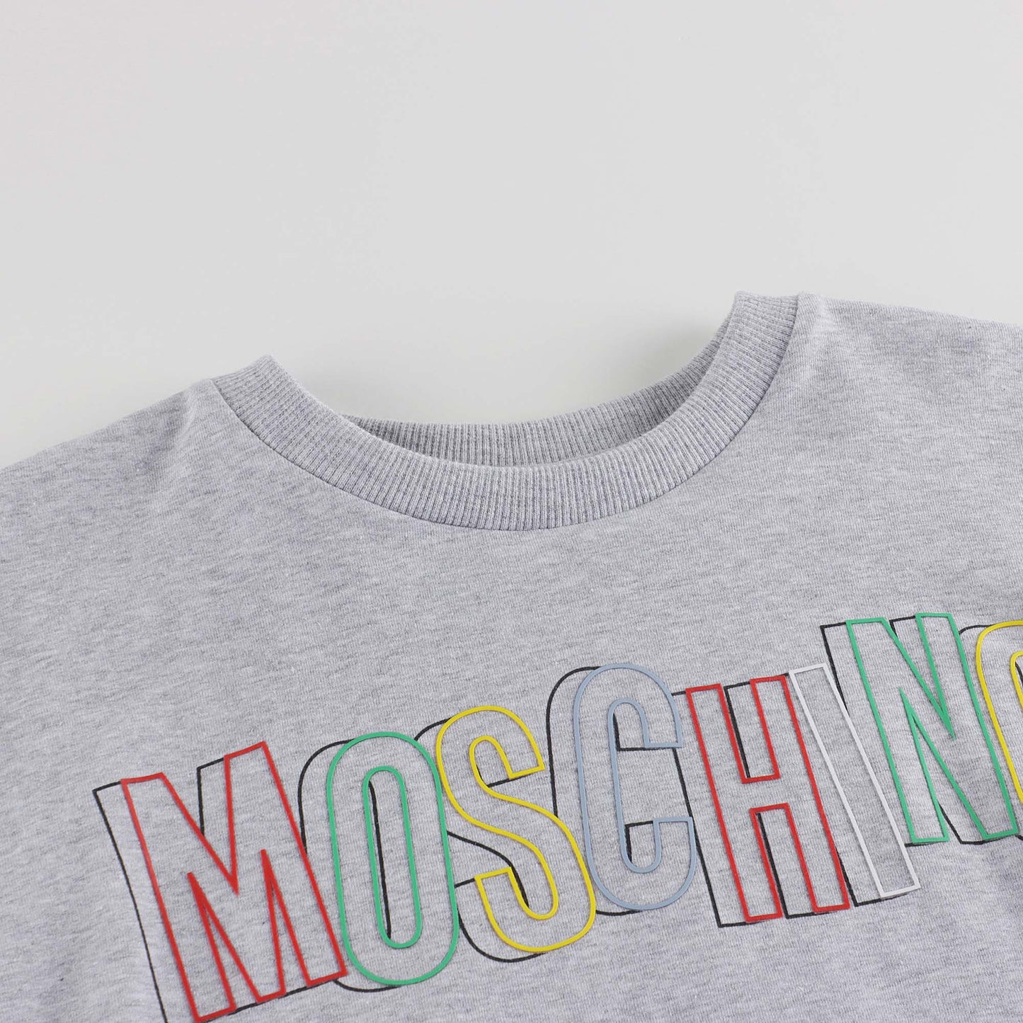 儿童灰色Logo棉T恤