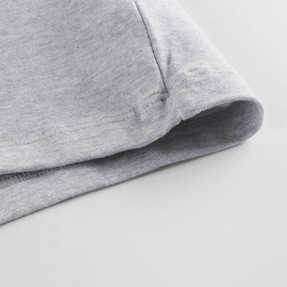 儿童灰色Logo棉T恤