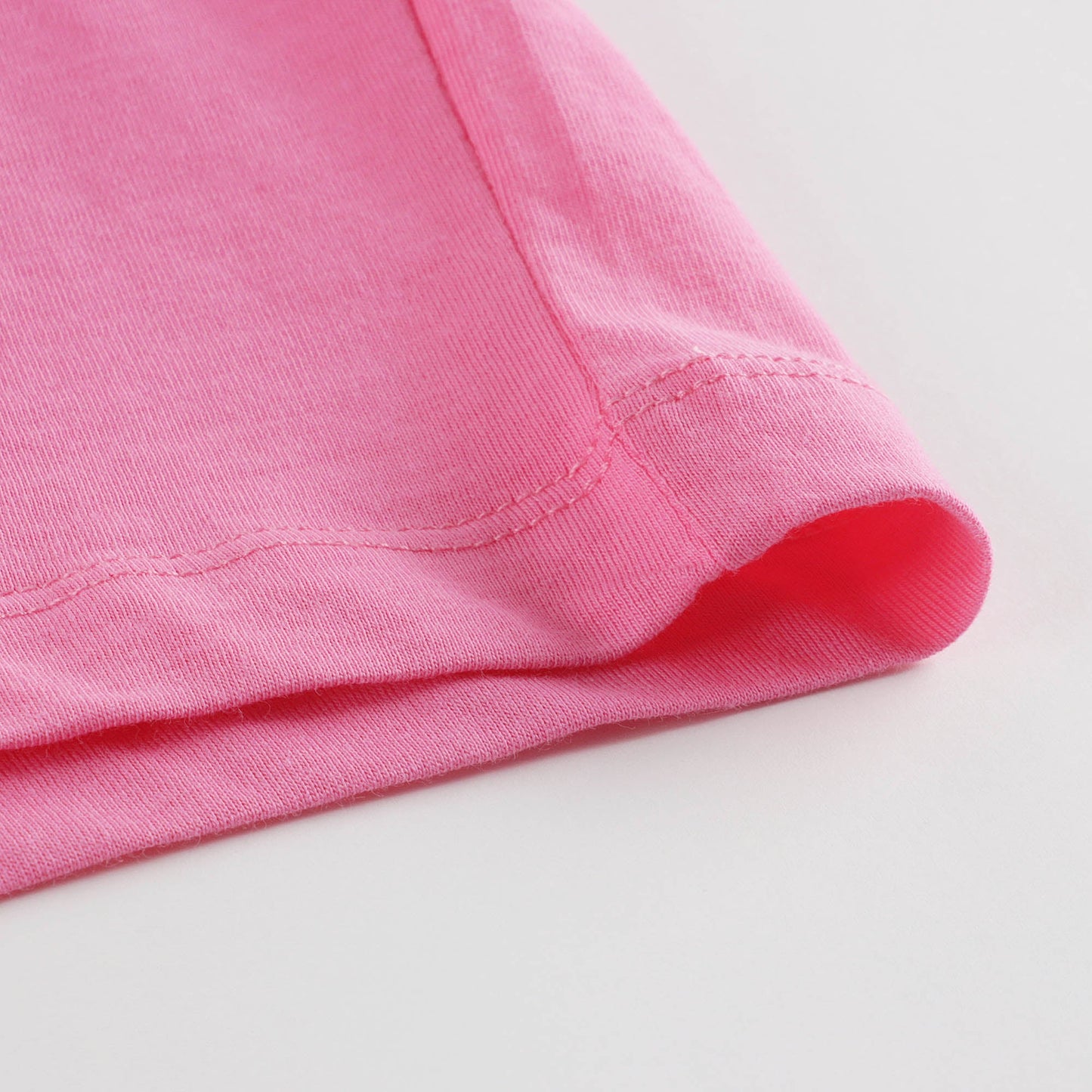 儿童粉色Logo棉T恤