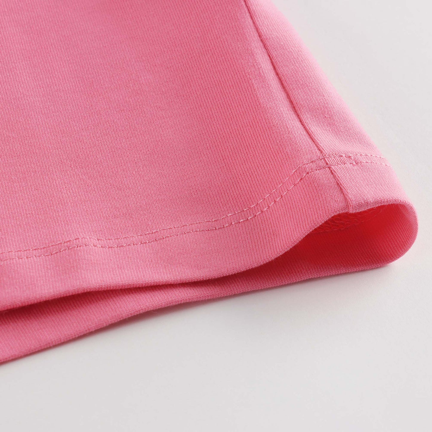 女童粉色Logo棉T恤