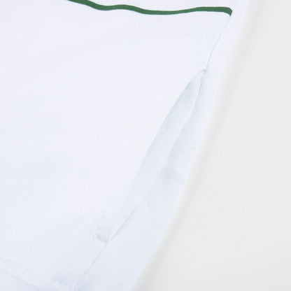 Boys White Cotton Flceece Bomber