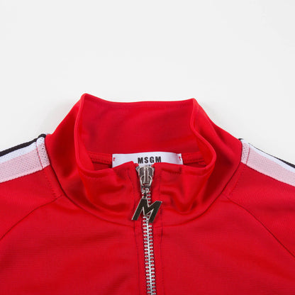 Girls Red Logo Triacetate Jacket