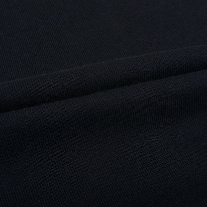 Girls Black Logo Cotton Over Swea T-shirt