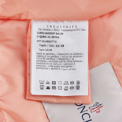 女婴粉色拉链夹克