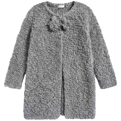Girls Cloud Grey Cardigan