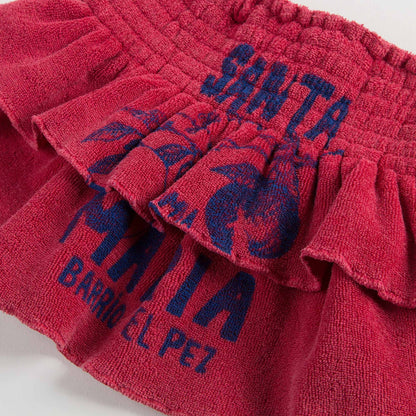 Girls Red "Santa Maria" Skirt