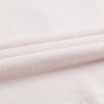 Girls Pale Pink Cotton Gold Cherry Trims T-Shirt
