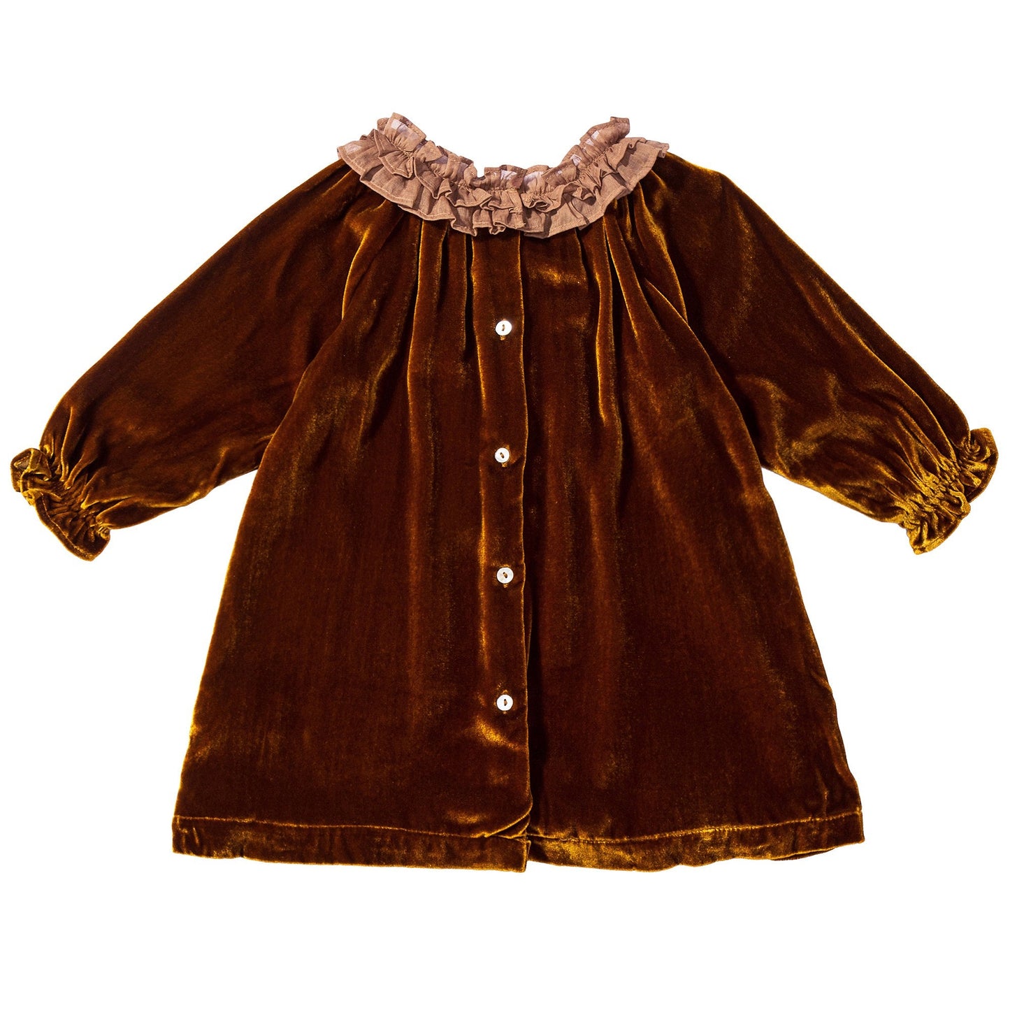 Baby  Girls Dark Berry  Woven  Dress