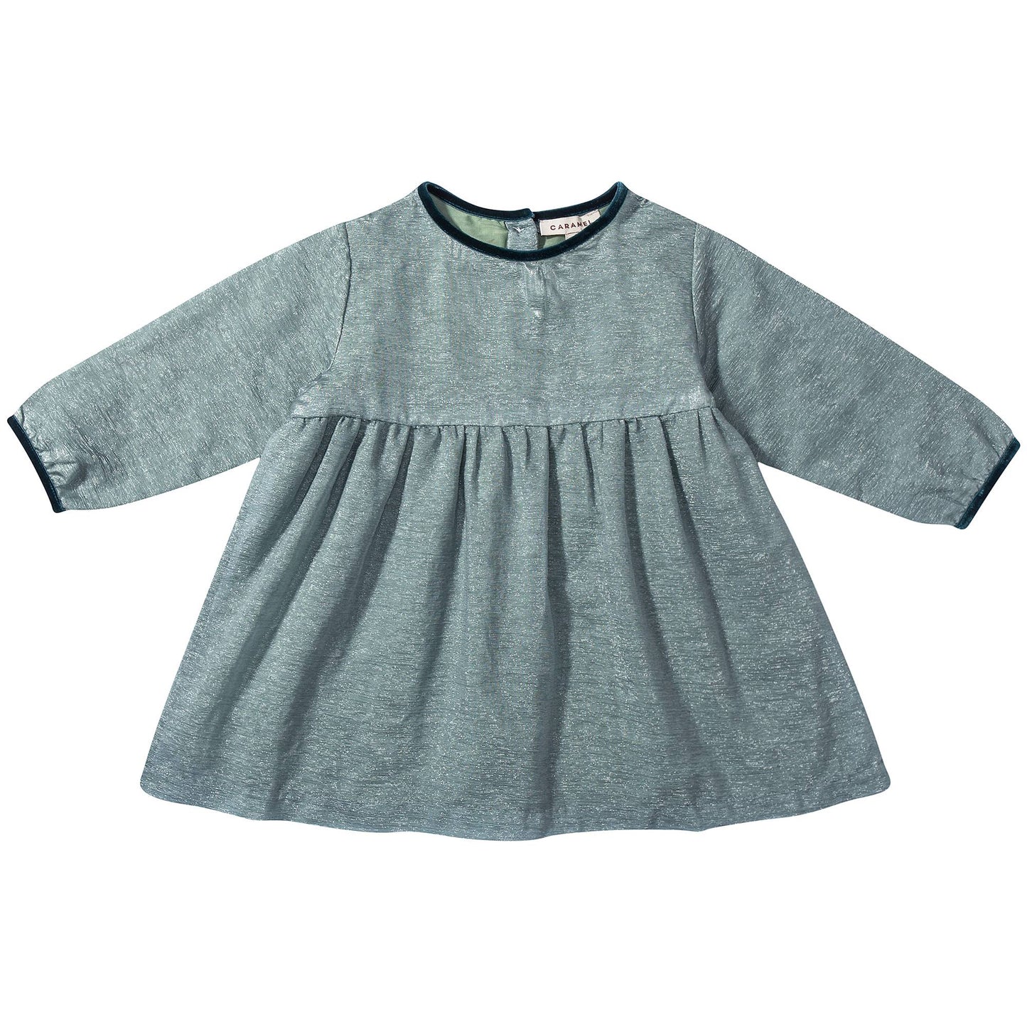 Baby  Girls  Seafoam Ripple  Woven  Dress