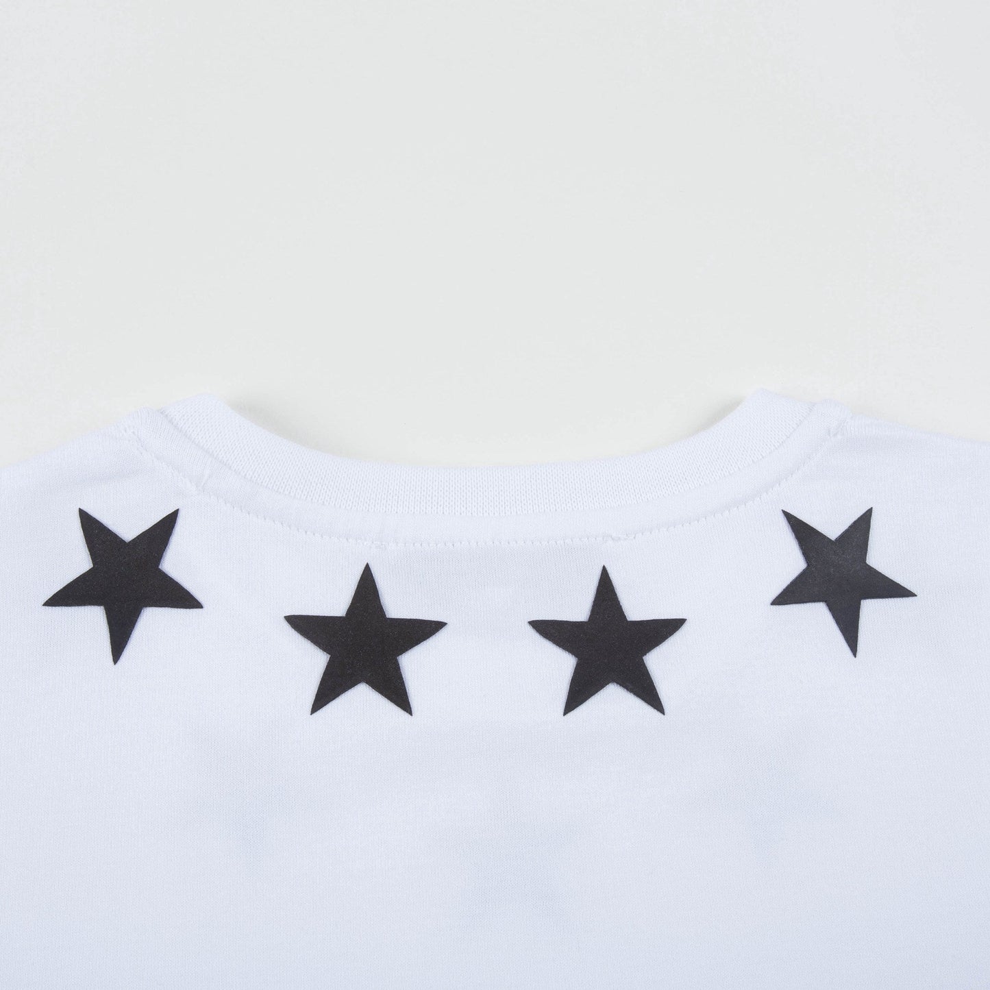 Boys White Cotton "Star" T-shirt