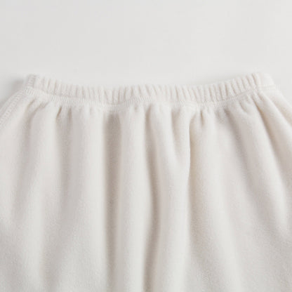 Baby Beige Tops & Bottoms Two Piece Set