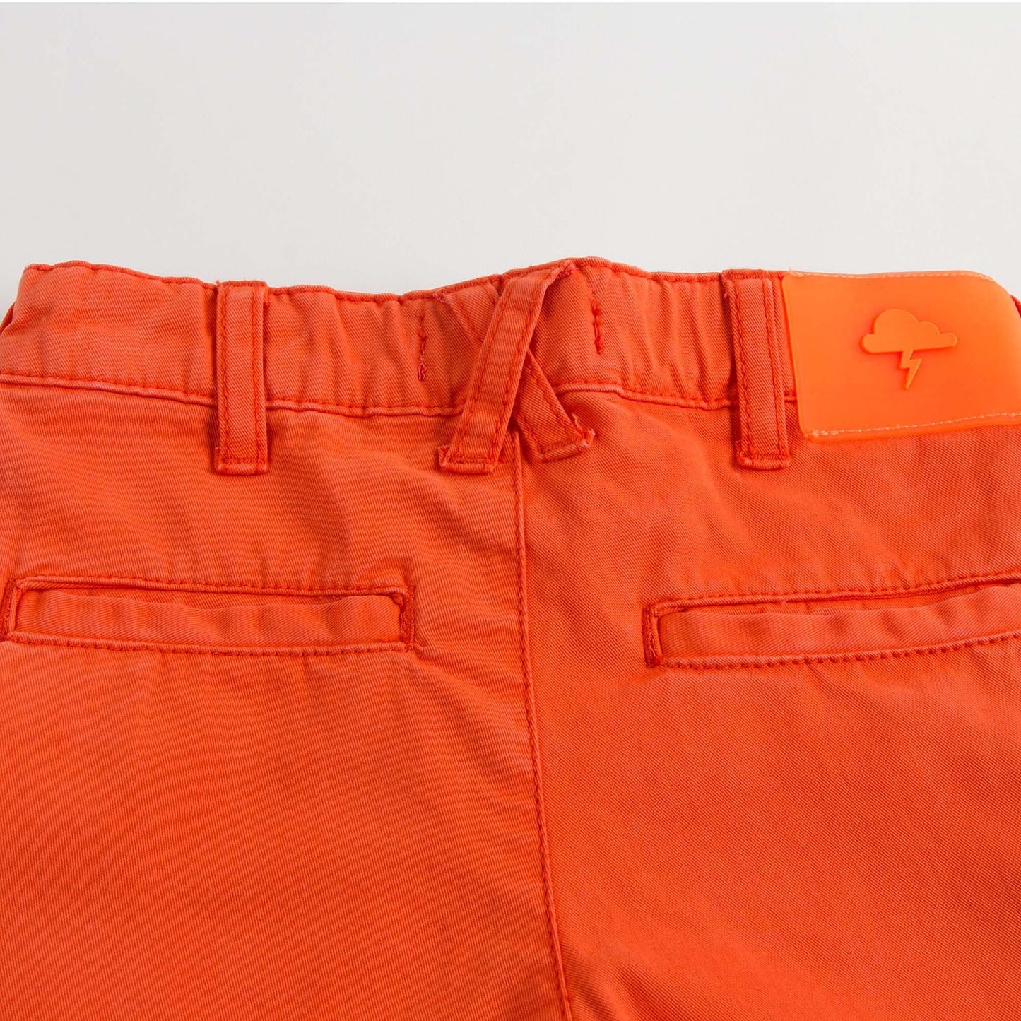 Boys Orange Jersey Cotton Trouser