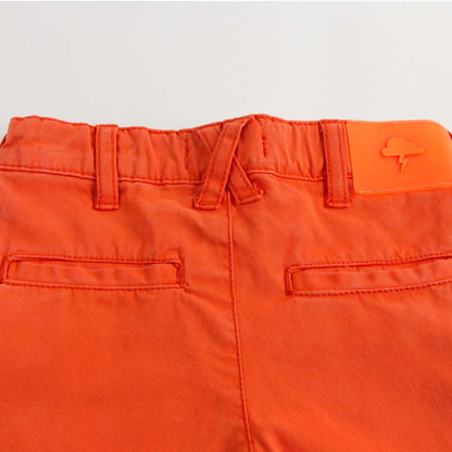 Boys Orange Jersey Cotton Trouser