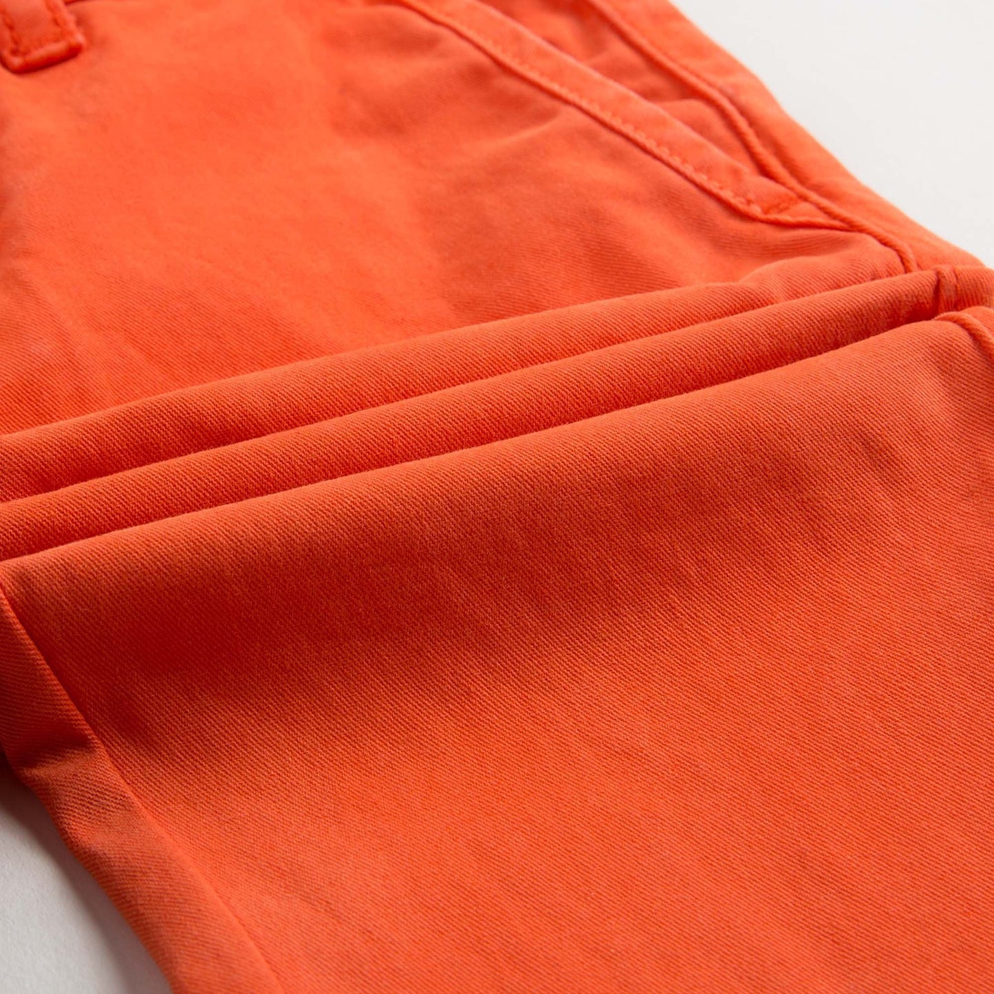 Boys Orange Jersey Cotton Trouser
