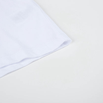 Girls White Icecream Printed T-shirt